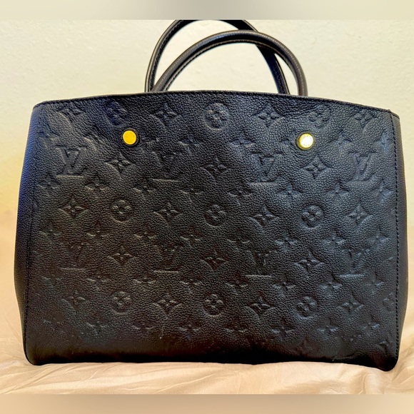 Louis Vuitton Montaigne Handbag Monogram Empreinte Leather GM - Picture 2 of 16